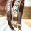 Miniaturbild: Boho Zugstopp Halsband mit Webband Verstellbar
