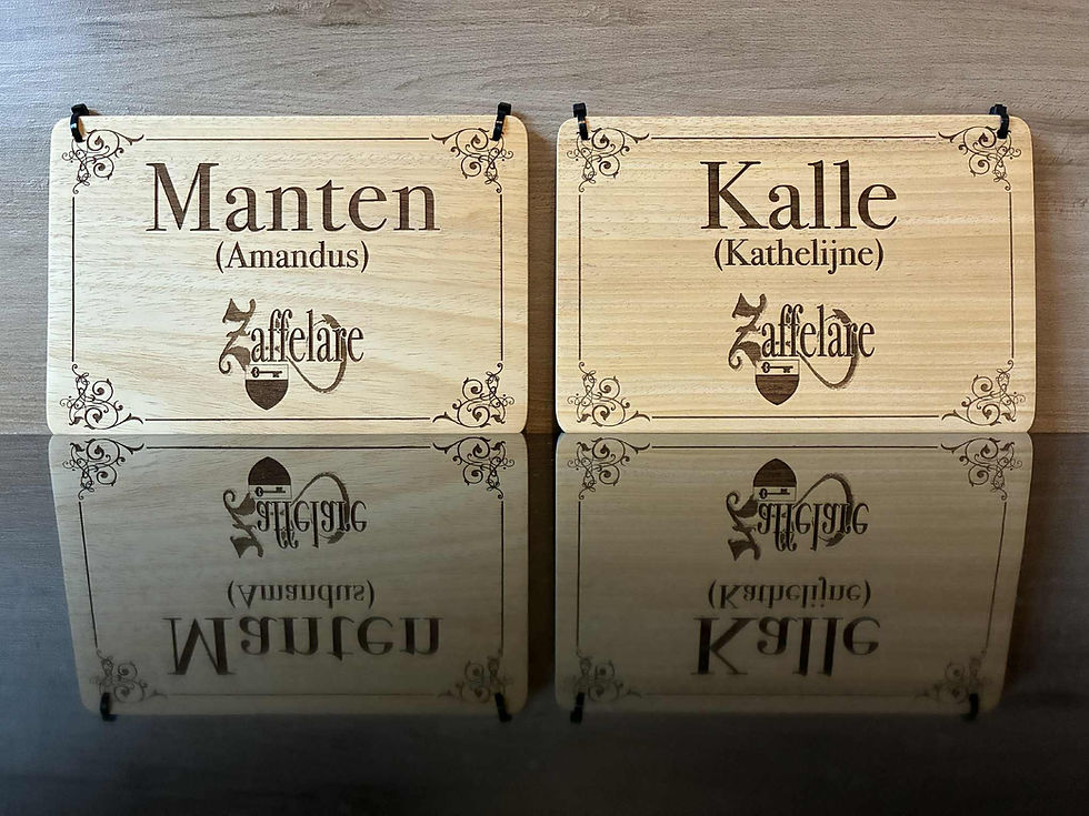 Mooie gift door Arnold Van Imschoot (Speurdonkhof Zaffelare) 