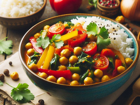 Veganer Chickpea Curry
