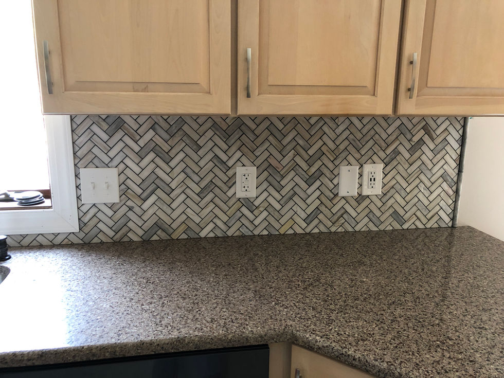 Kitchen backsplash