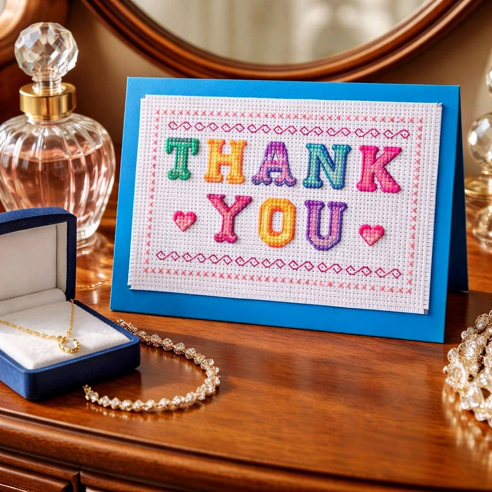 handmade Thank You card