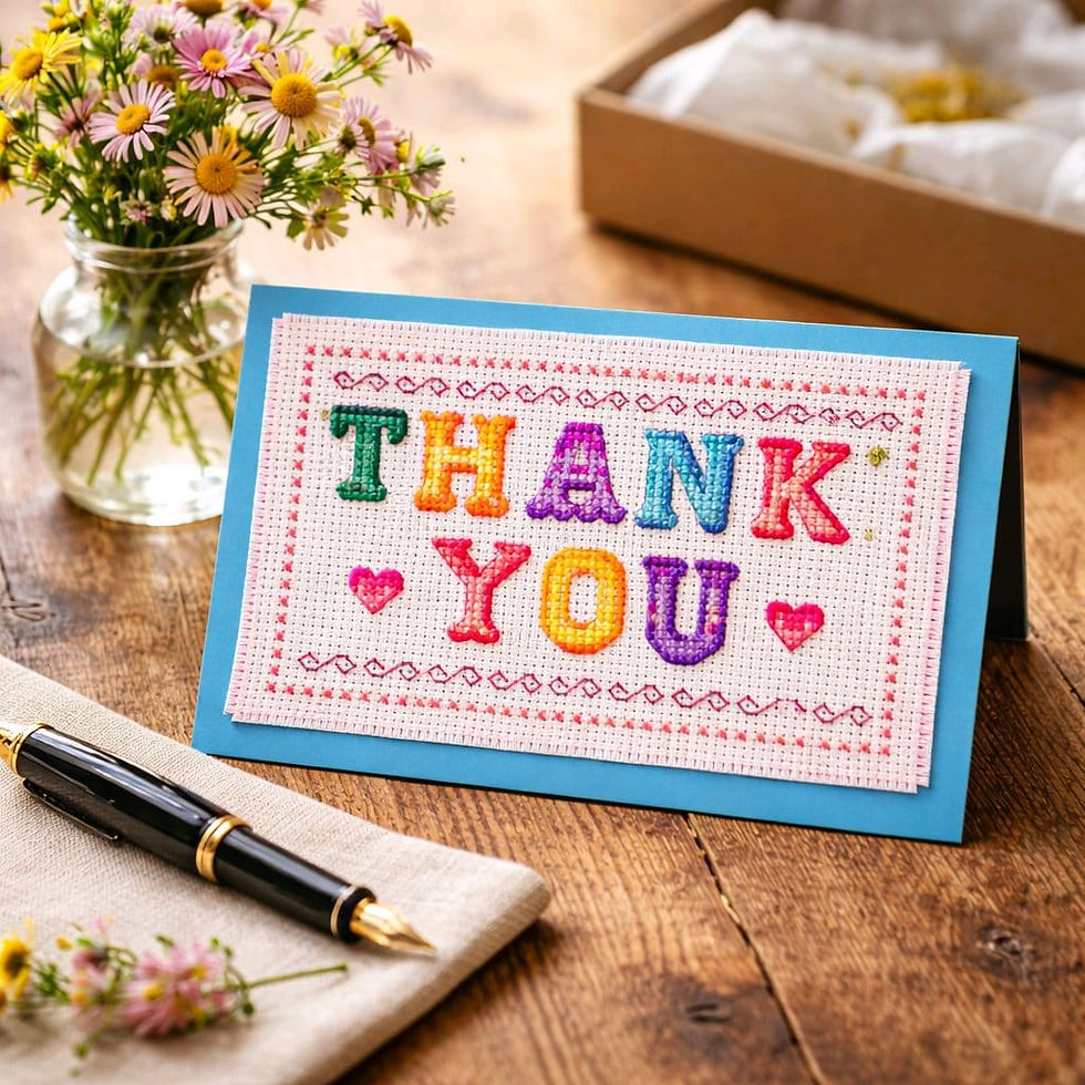 handmade Thank You card