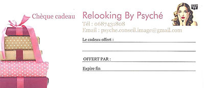 CHEQUE CADEAUX RELOOKING