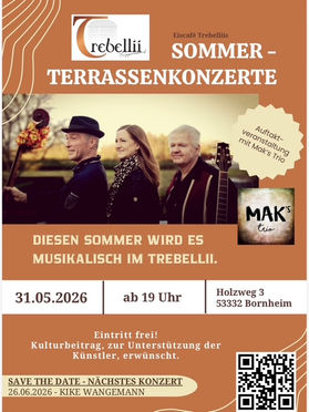 1.Trebellii-Terassen-Konzert am 31.05.2026