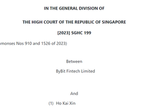Singapore's stance: Court declares crypto as clearly property