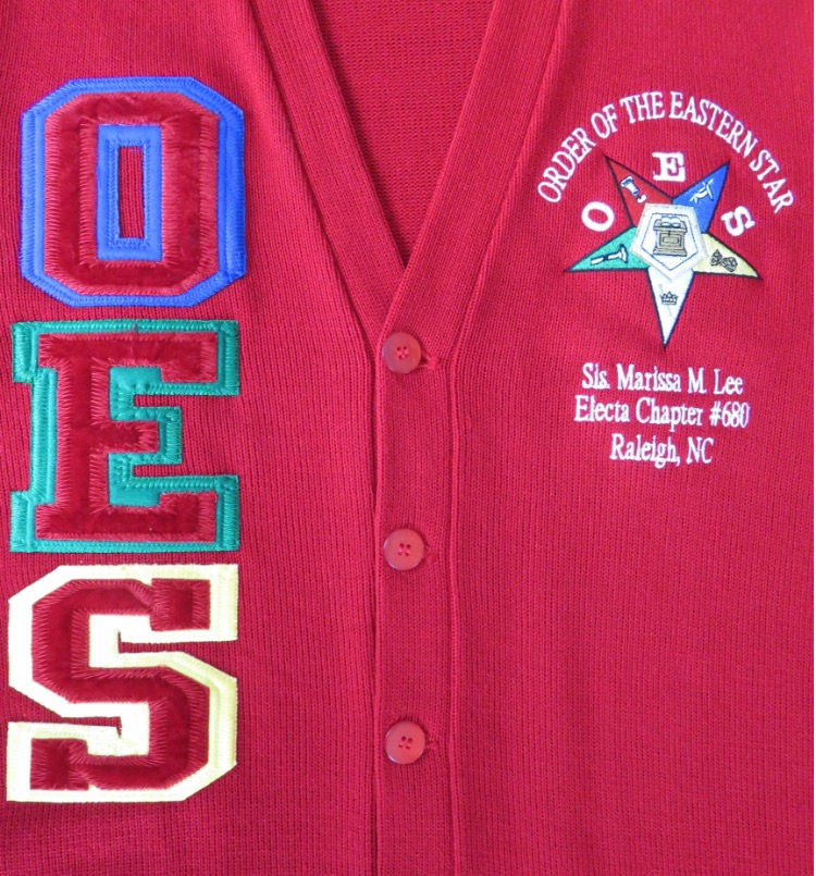 Thumbnail: Eastern Star (OES) Cardigan