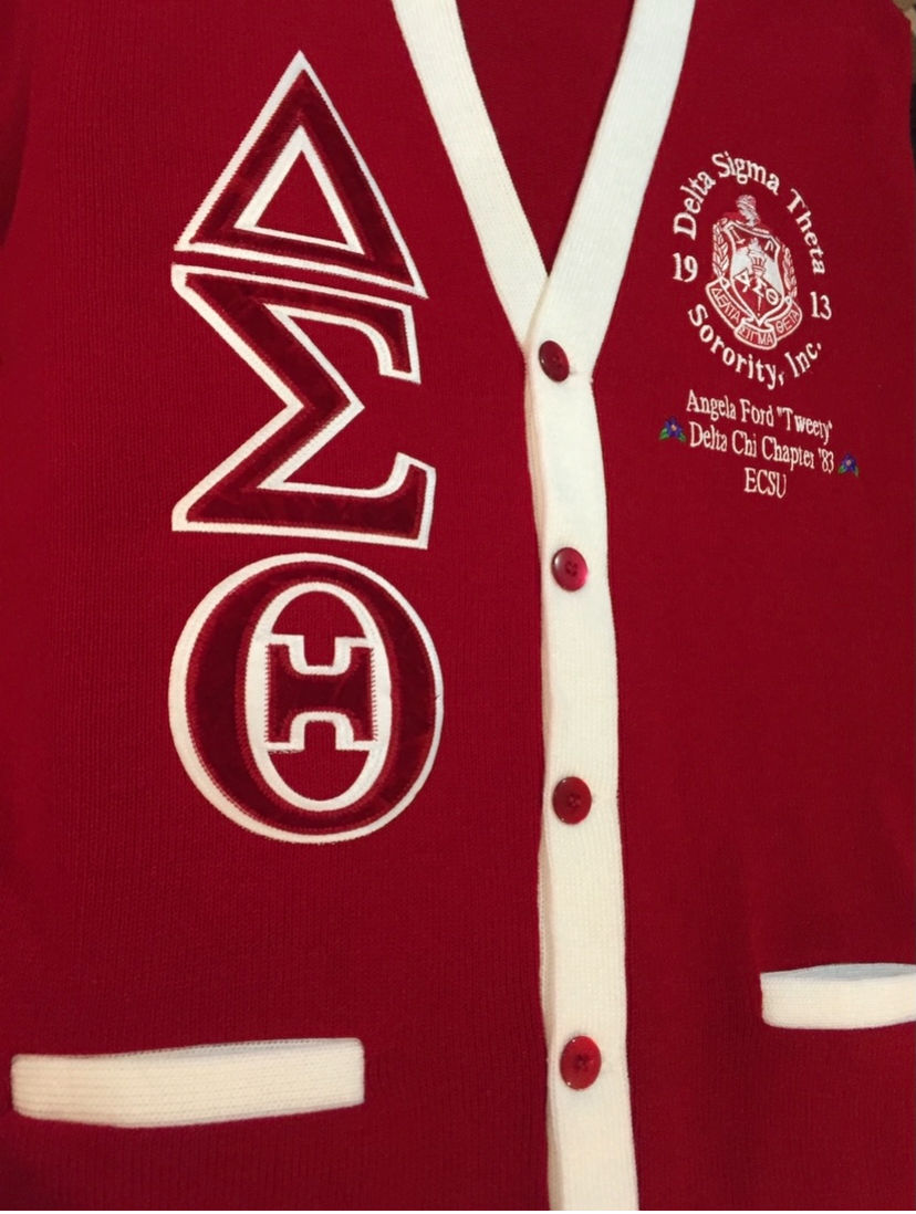 Thumbnail: Two color personalized cardigans