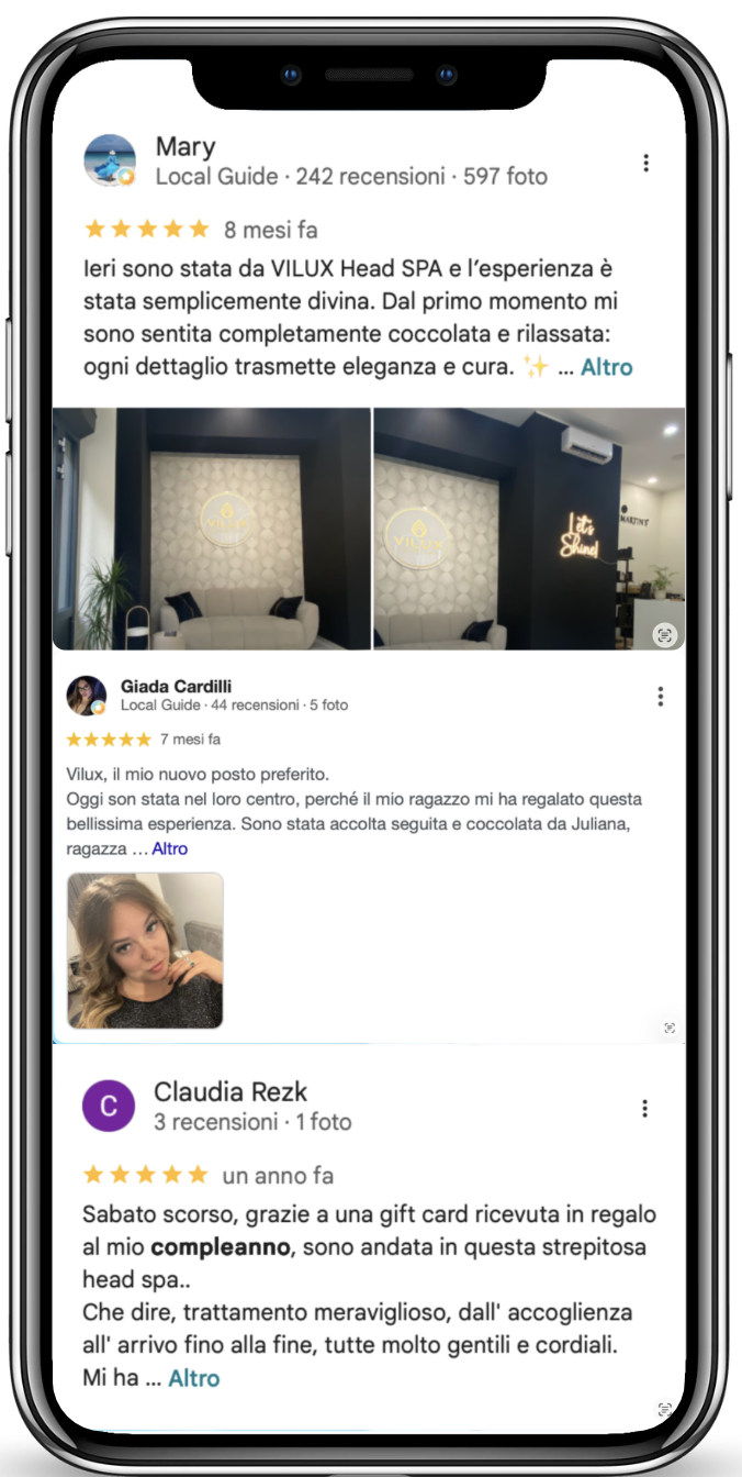 Recensioni dei clienti di Google
