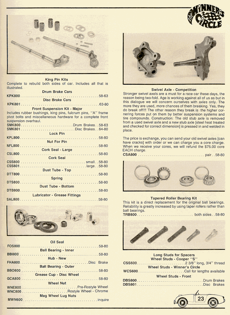 OLD CATALOG | spridget