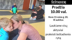 Šeštadienį pajudam!!!