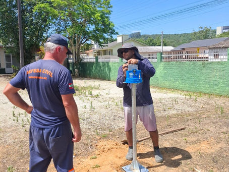 Defesa Civil recebe três novas estações pluviométricas