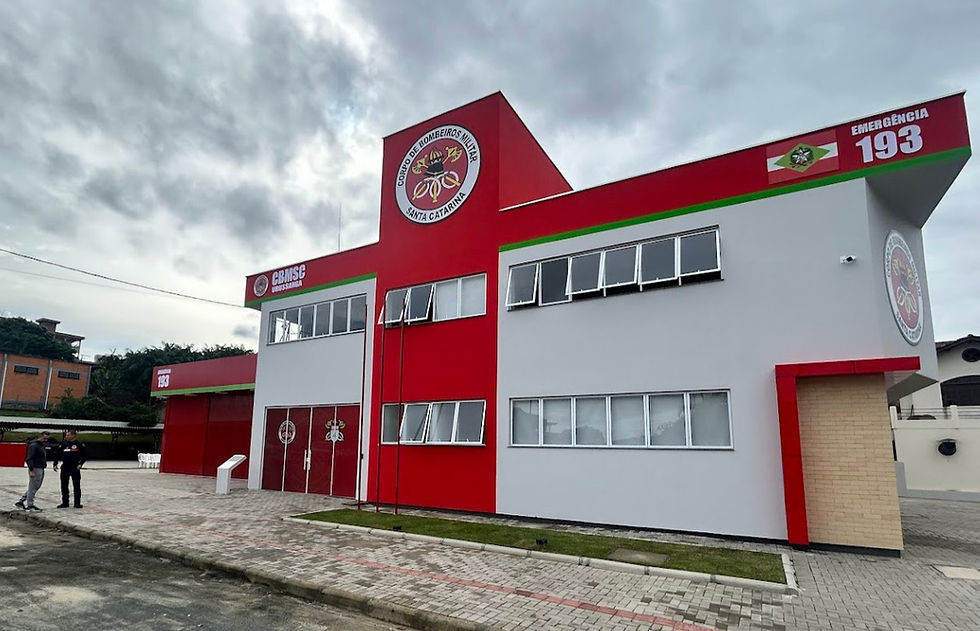 Bombeiros de Urussanga inauguram novo quartel no centenário da corporação
