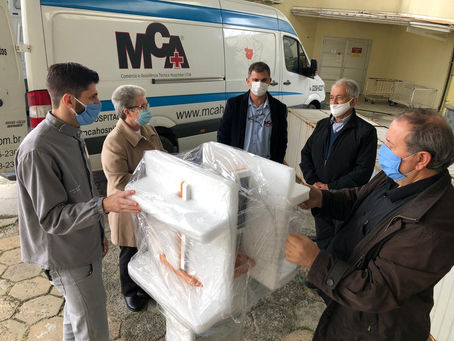 Hospital São José de Criciúma recebe doação de respirador 