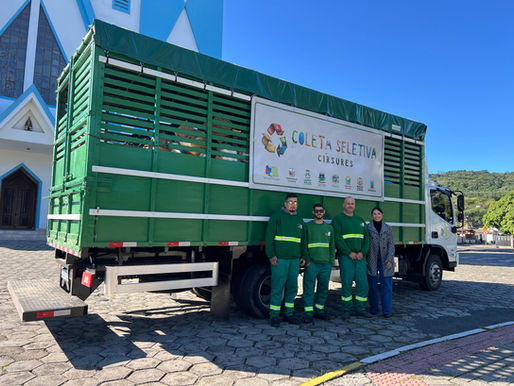 Siderópolis ganha caminhão para coleta seletiva