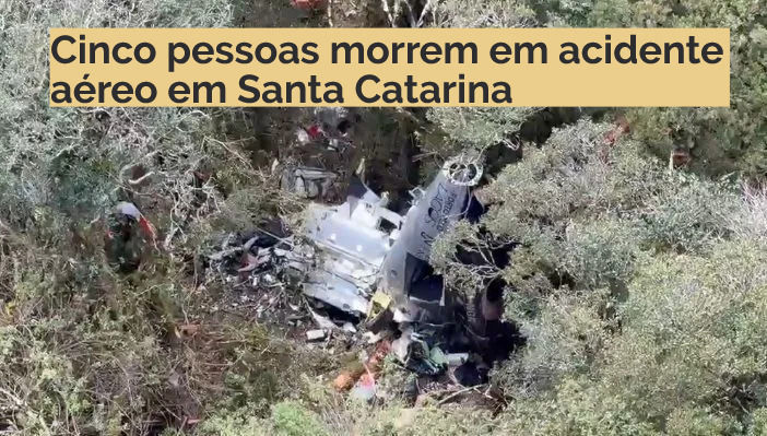 Cantor Rick e empresário morrem em acidente aéreo em Santa Catarina