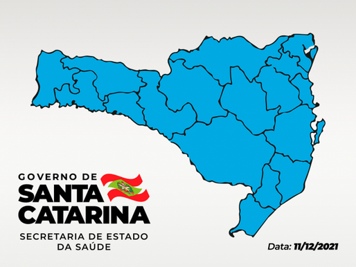 Covid- Santa Catarina no azul