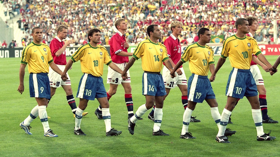 Foto: Brasil x Noruega 1998