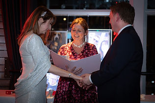 Wedding vows with Rachael Meyer, celebrant, North East