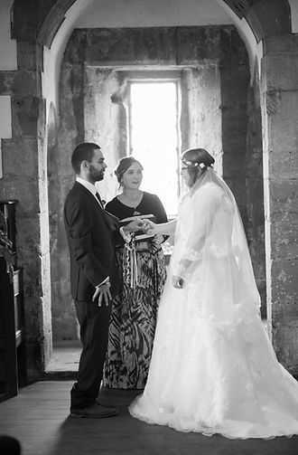 Humanist wedding ceremony at Bolton Castle