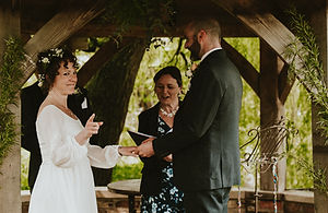 Humanist wedding ceremony at Skipbridge Country Weddings. Celebrant: Rachael Meyer. Photo by shuttergoclick.com.jpg