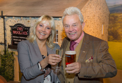 Fraser Hines and Malandra Burrows