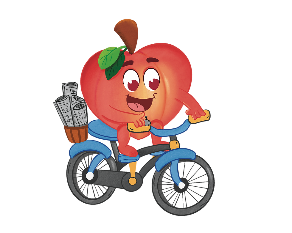 Peach Mascot named Ishi