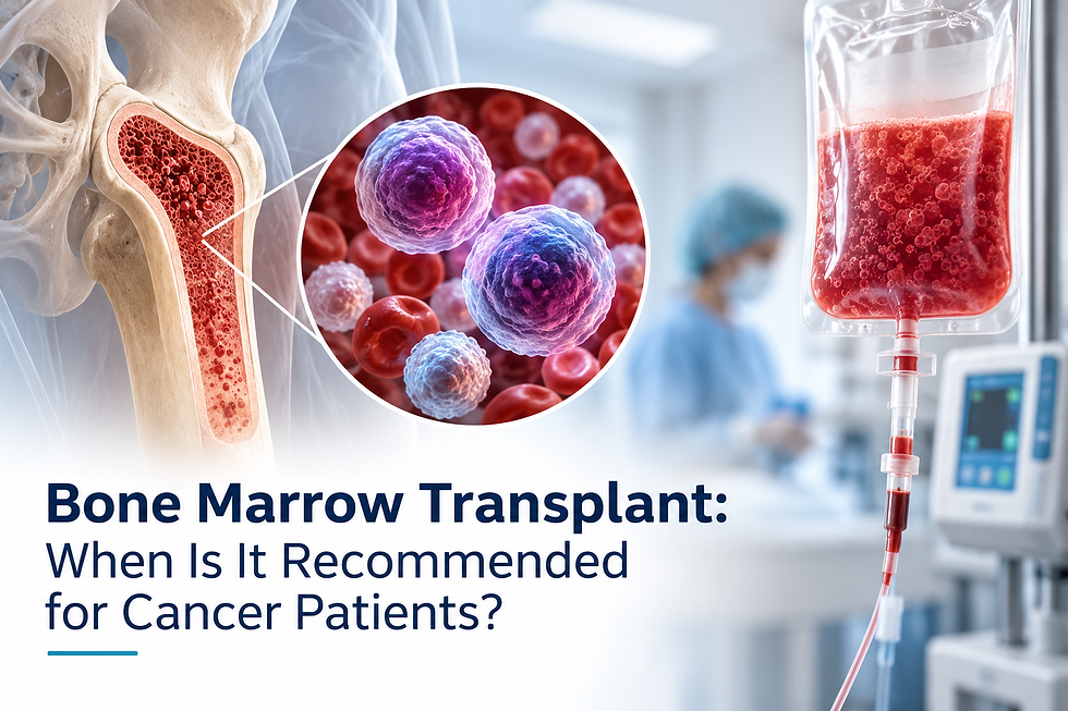 Bone marrow transplant for cancer patients – Dr. Amol Akhade