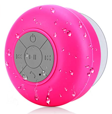 Thumbnail: Bluetooth Shower Speaker - Red/Pink