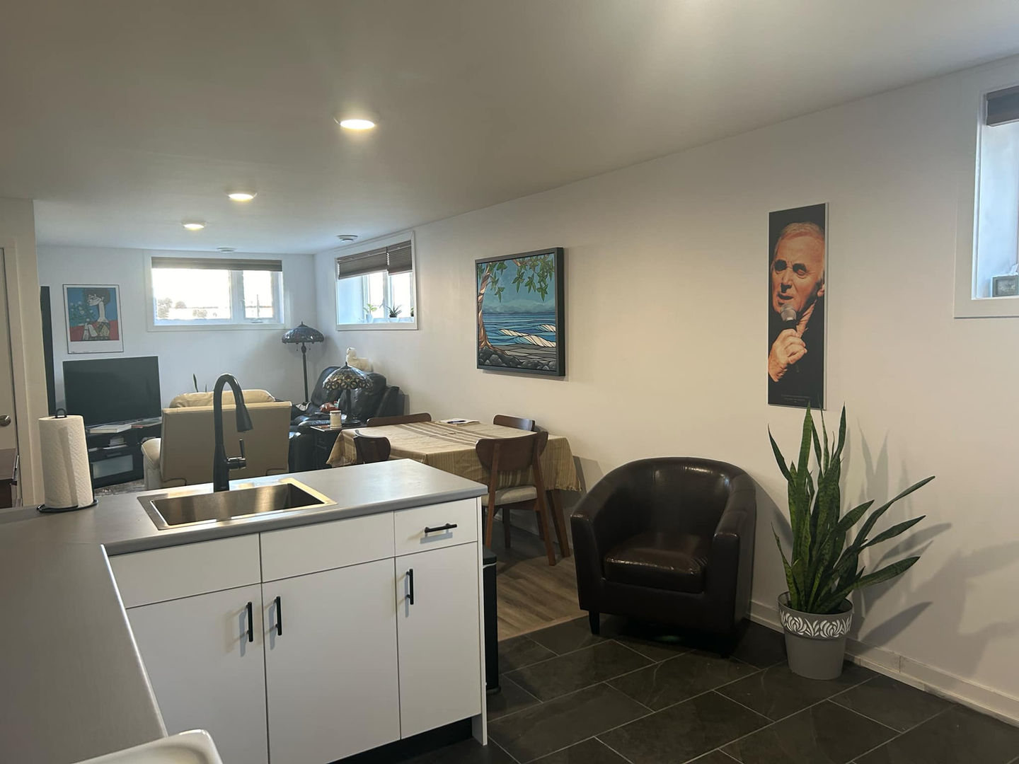 Secondary unit in client basement in Ottawa