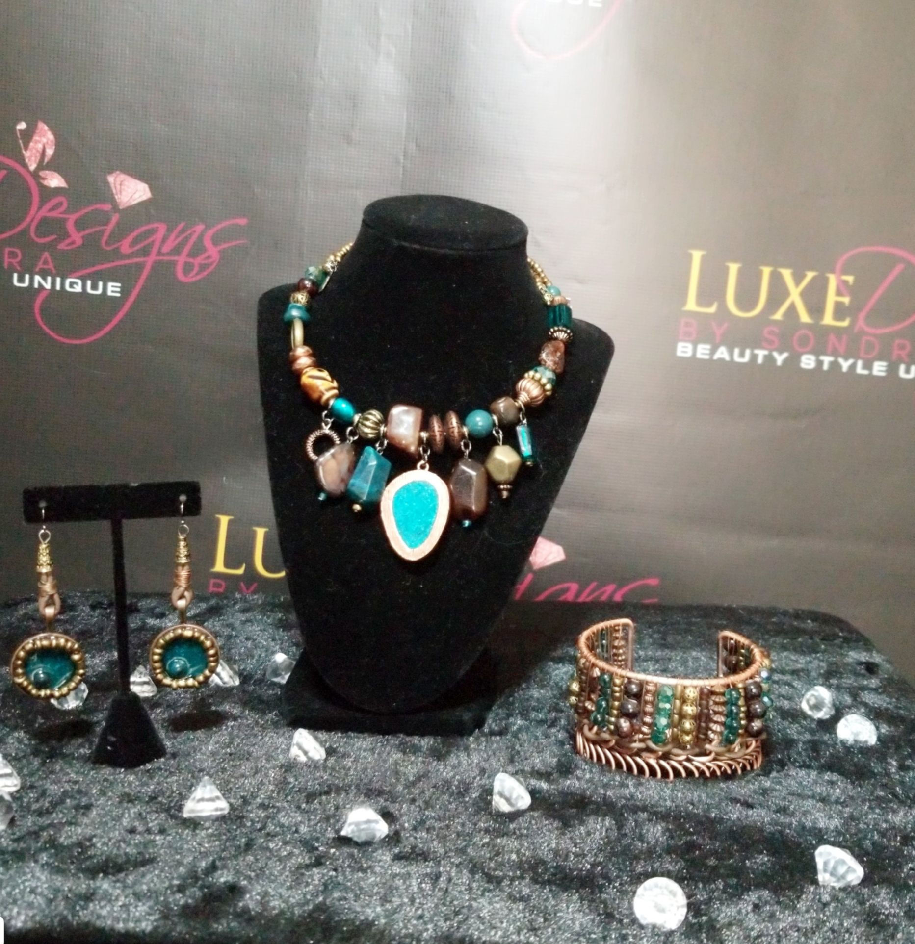 Bronze and Teal Temptation