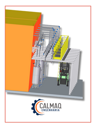 Reengenharia de Tubulações de Vapor e Retorno de Condensado - Calmaq Engenharia