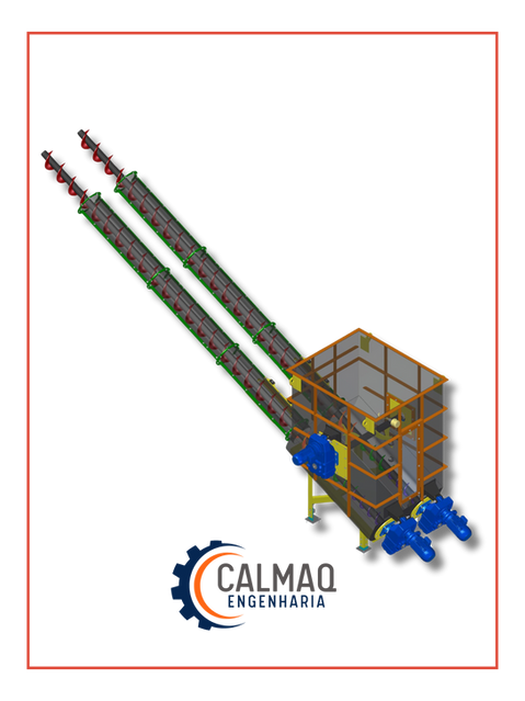 Reengenharia de Silo Dosador de Biomassa - Calmaq Engenharia