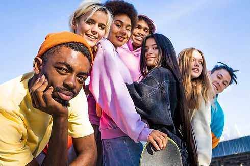 multicultural-group-young-friends-bonding-outdoors-having-fun-stylish-cool-teens-gathering