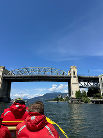 on the boat under. thebridge