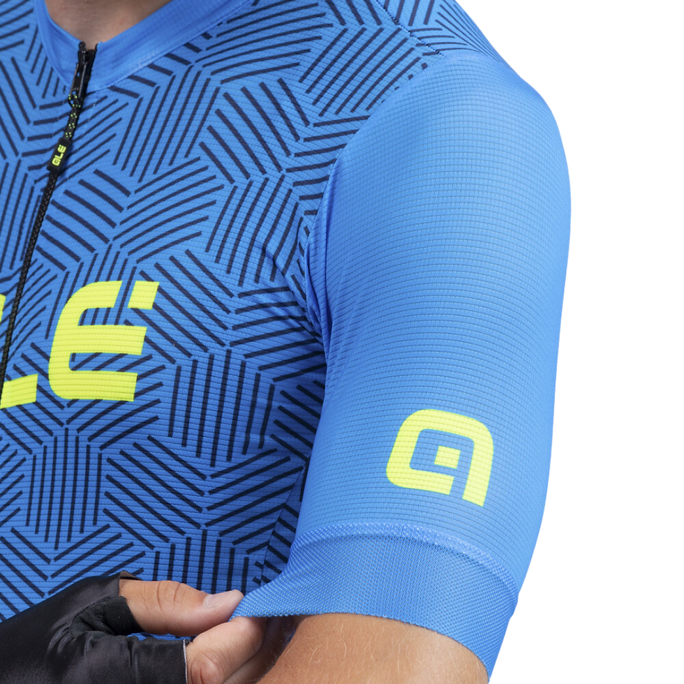Miniatura: MAILLOT HOMBRE | SOLID CROSS AZUL | ALE CYCLING