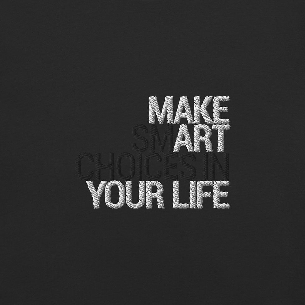 Thumbnail: “Make smart choices in life” Unisex garment-dyed heavyweight t-shirt