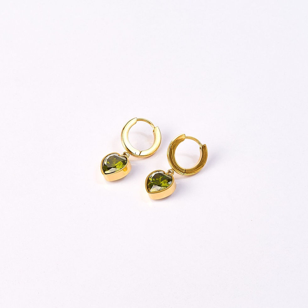 Miniature : Boucles d'oreilles petites créoles cœur