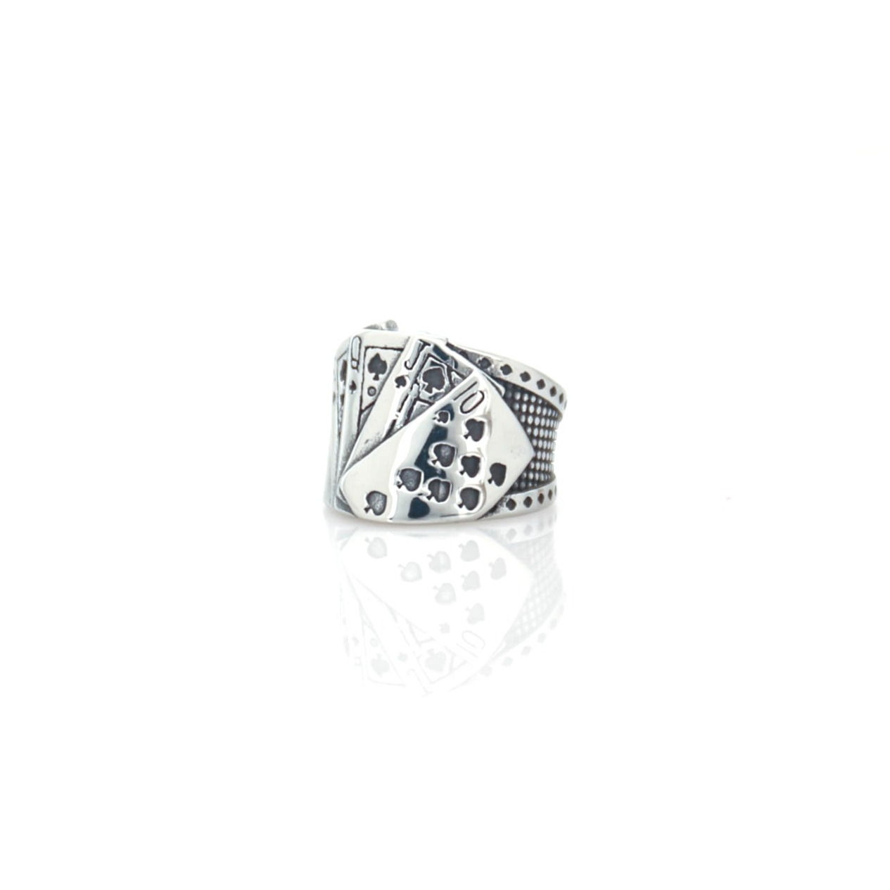 BAGUE HOMME CARTE