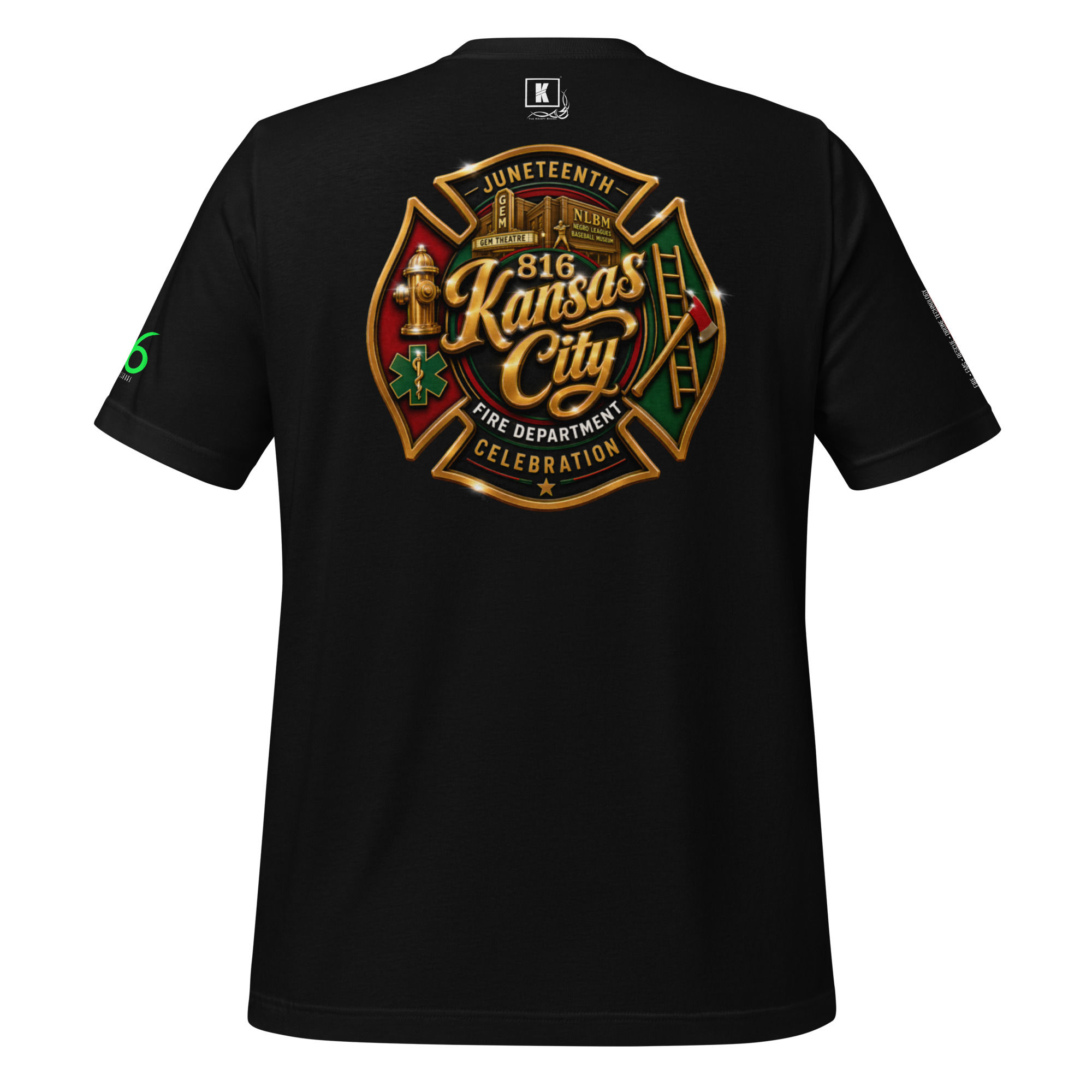 "KC FIRE Juneteenth 2026 Krispy" Unisex Premium T-shirt