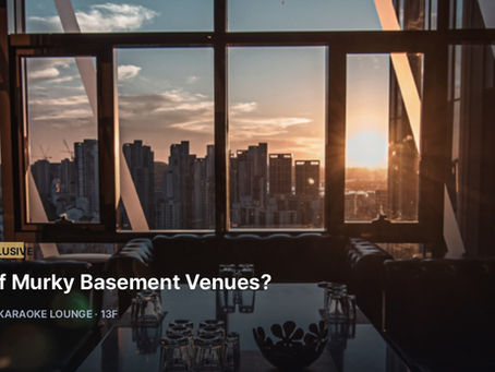 Tired of Murky Basement Venues? | Gangnam Karaoke High-Rise Skyline Lounge on Dosan-daero