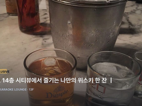도산대로 14층 시티뷰에서 즐기는 나만의 위스키 한 잔 | 강남 가라오케 1인 혼술족을 위한 프라이빗 하이볼 커스텀 힐링 가이드