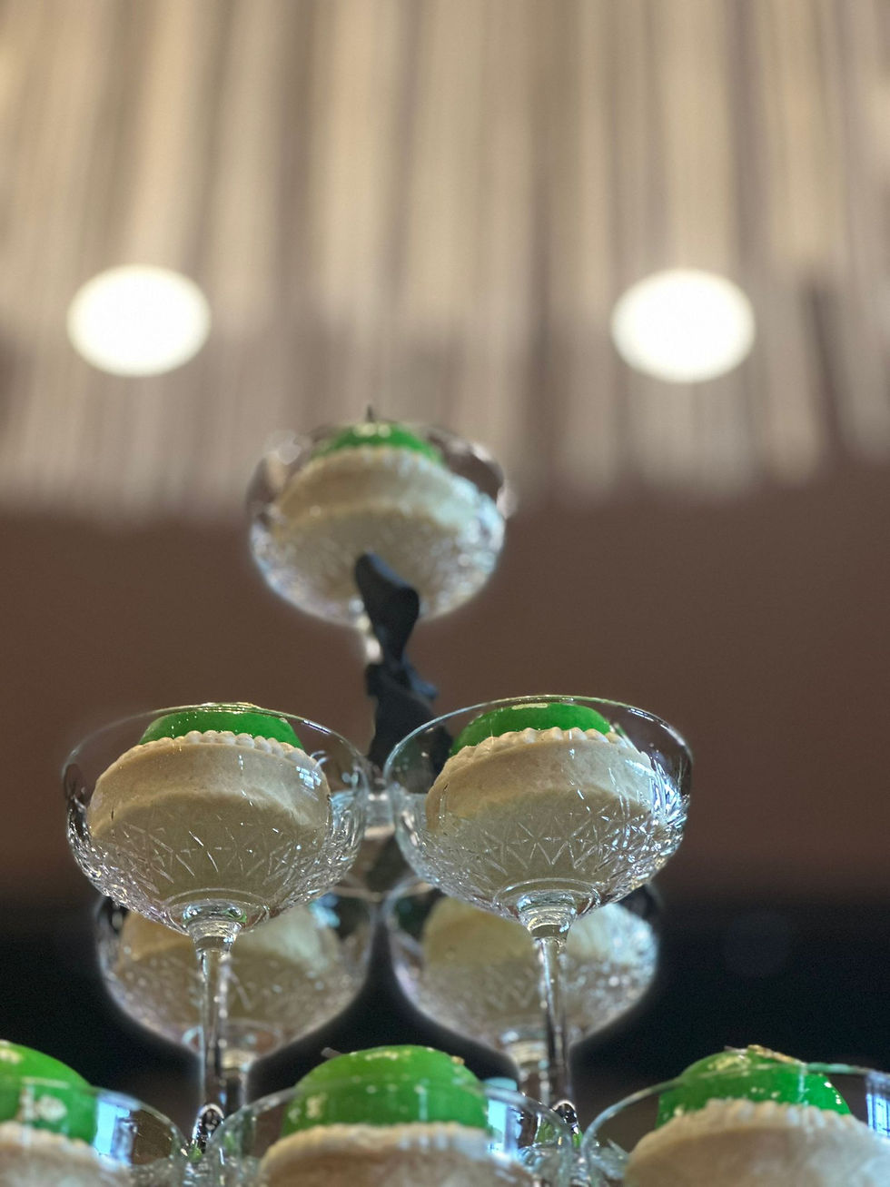 Thumbnail: Emerald apple entremet luxury individual dessert for premium catering in Brisbane