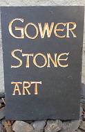 Gower stone Art slate sign