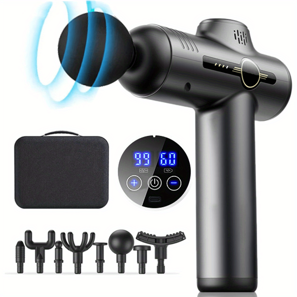 Portable Fascia Gun Vibration Massage Gun For Body Neck Back Deep Muscle Relaxat