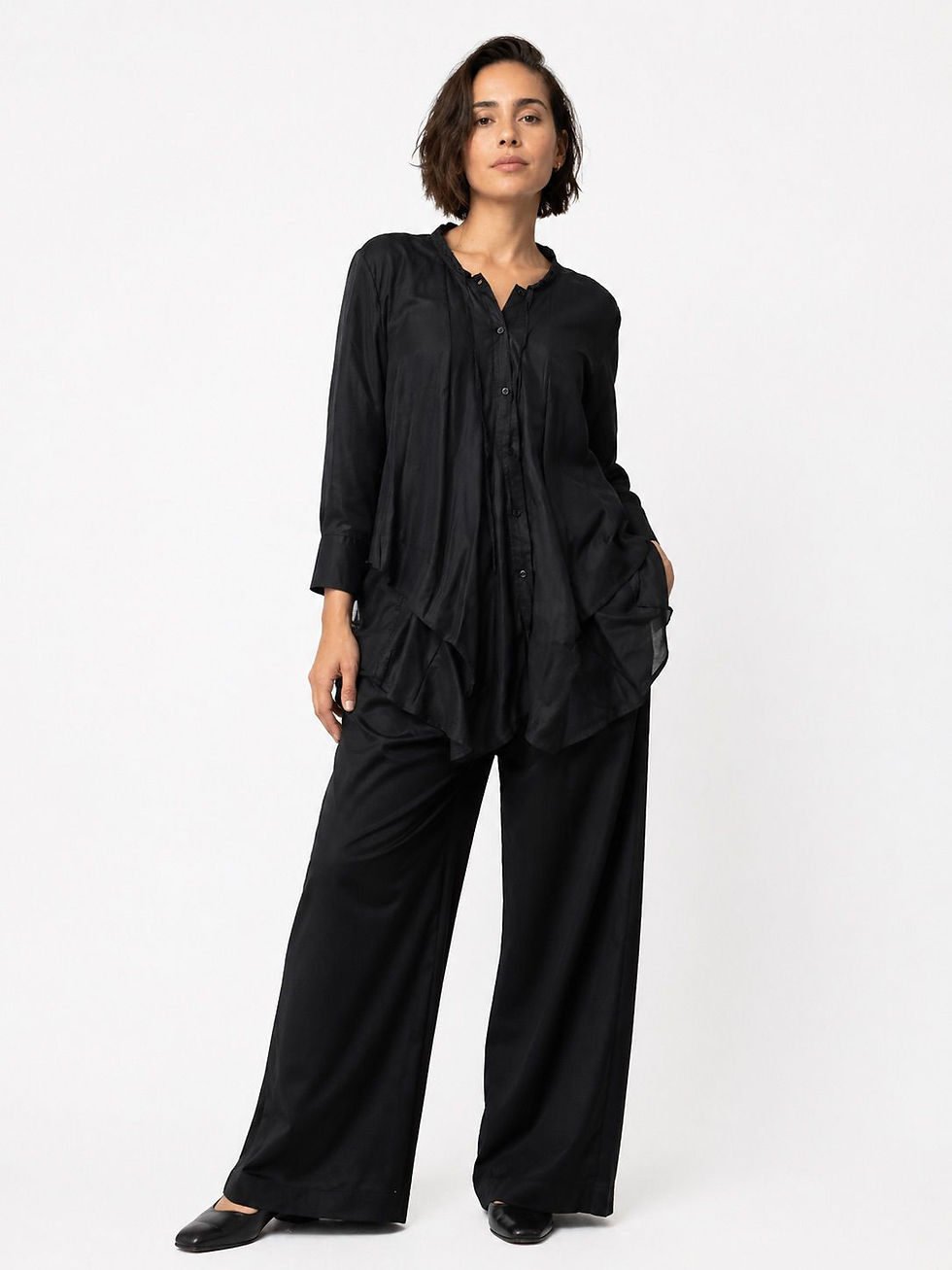 Miniatura: Camisa Mora Voile Cotton Seda