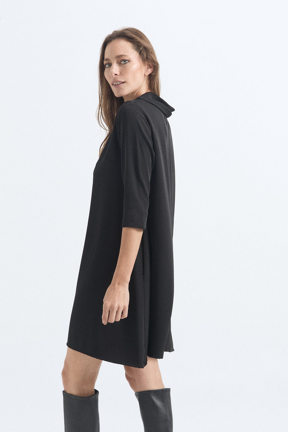 Miniatura: Vestido Maxima Crepe con Spandex