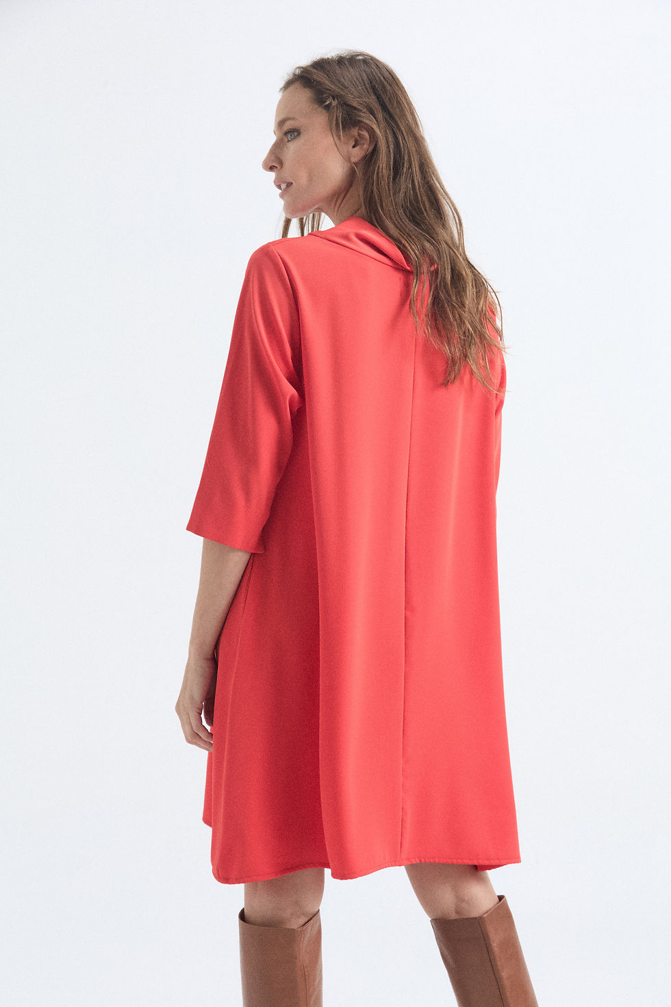 Miniatura: Vestido Maxima Crepe con Spandex