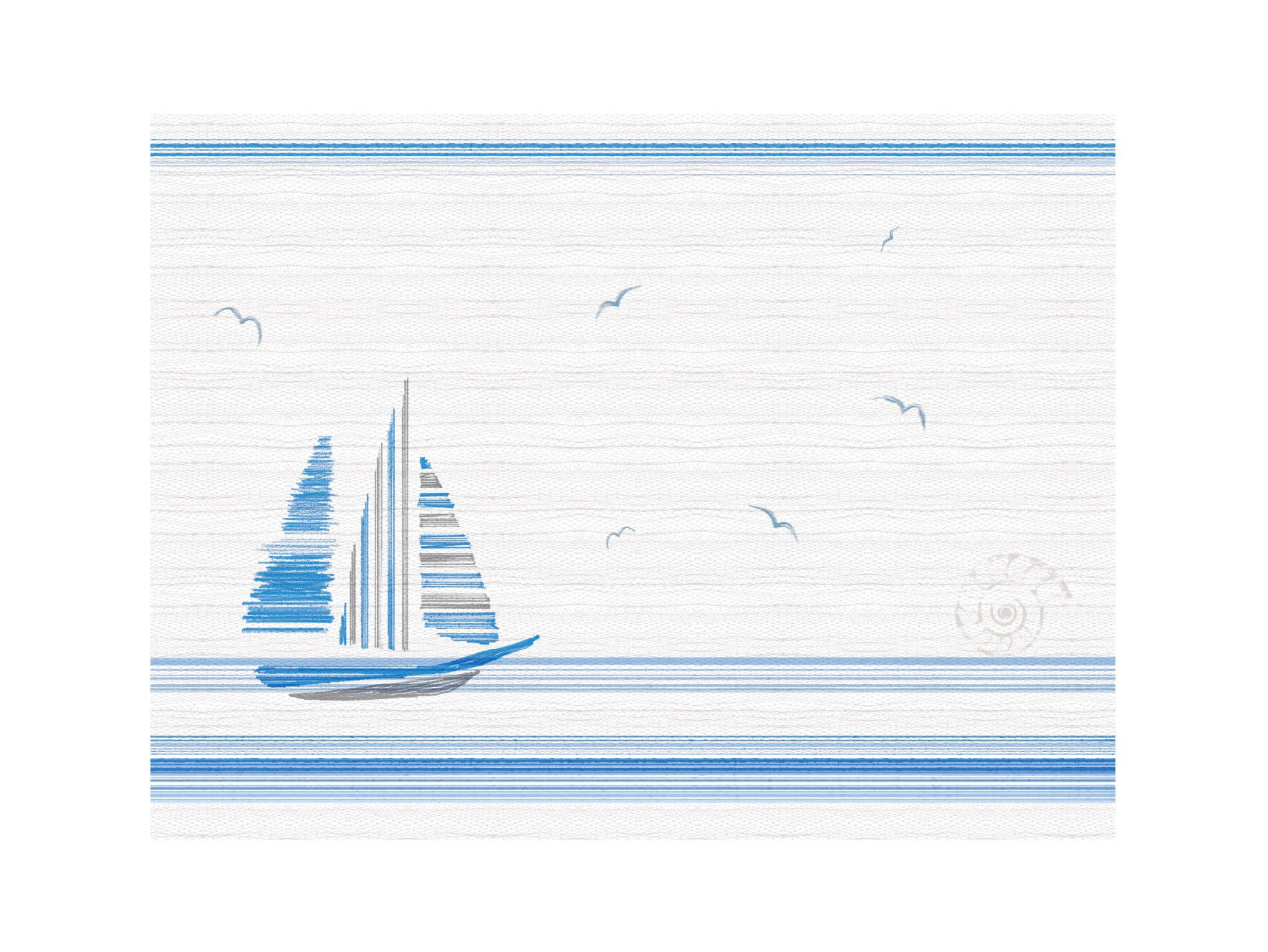 Tovagliette 30x40 Carta Barca Pz.500