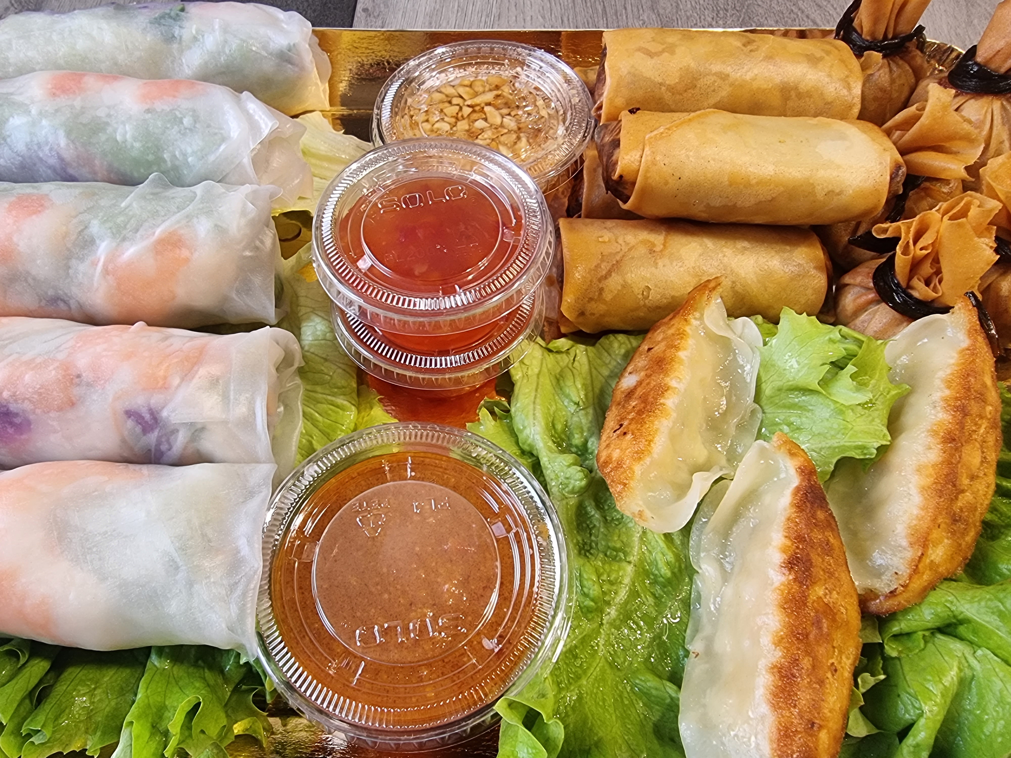 Arranged Food and Objects