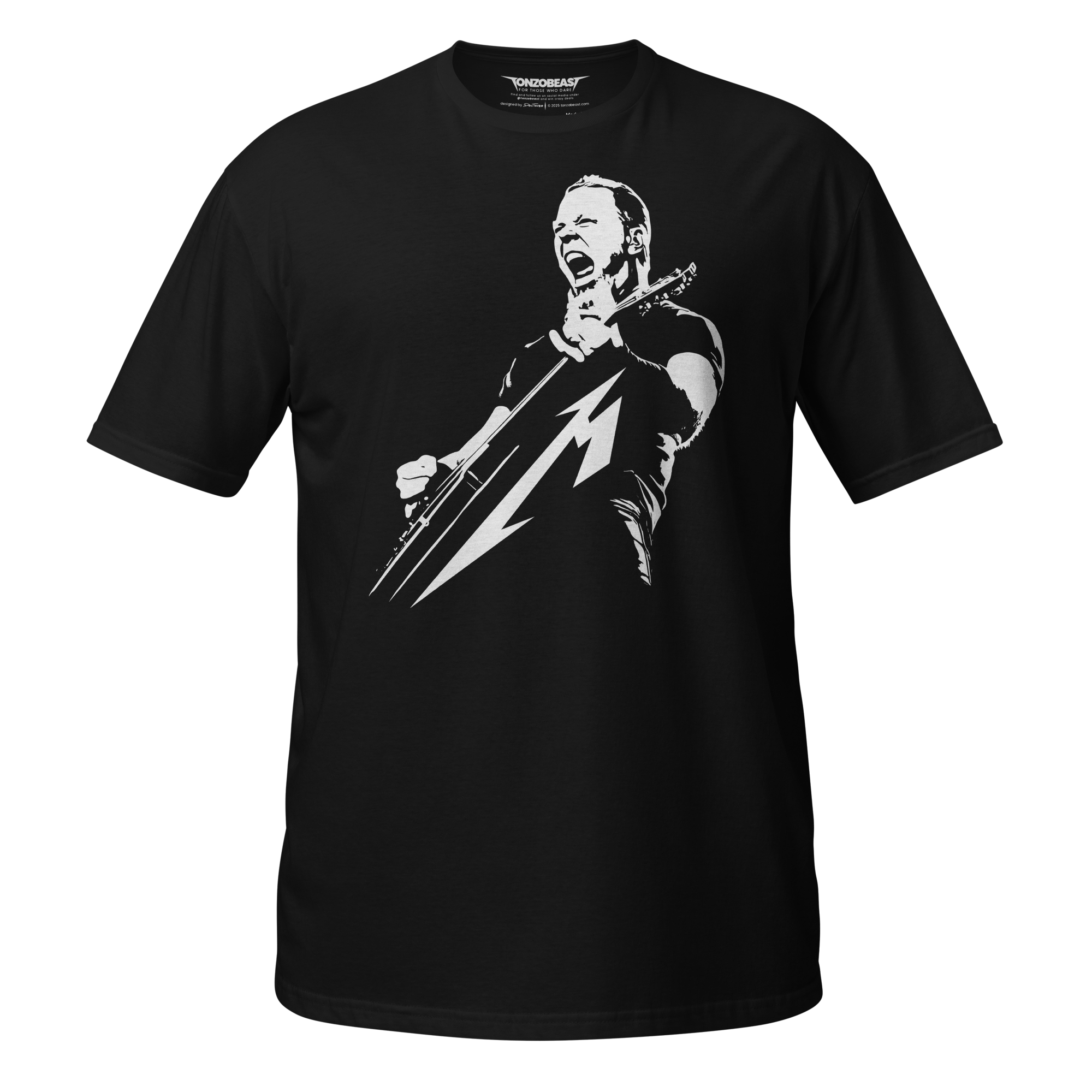 PAPA HET Black Tee | Tonzobeast Originals | Gildan 64000